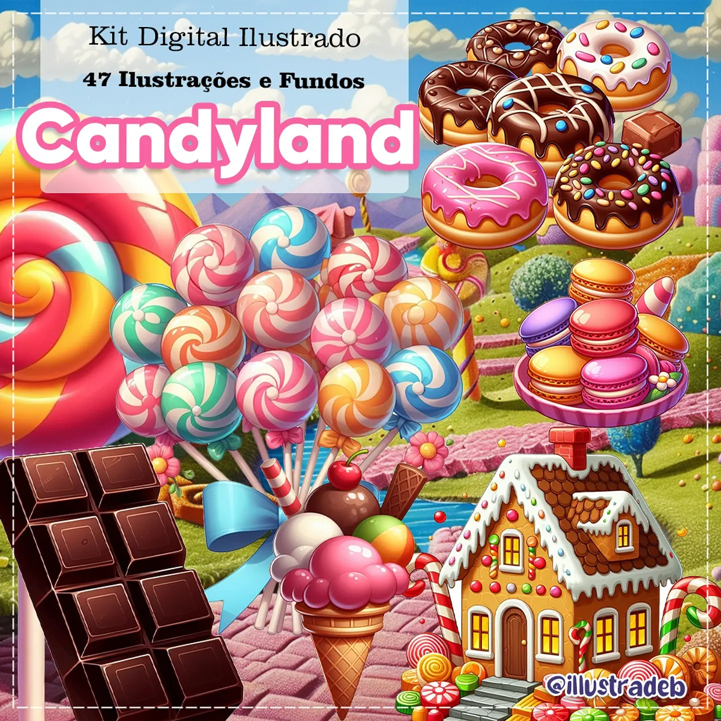 Kit Digital Candyland 33 1