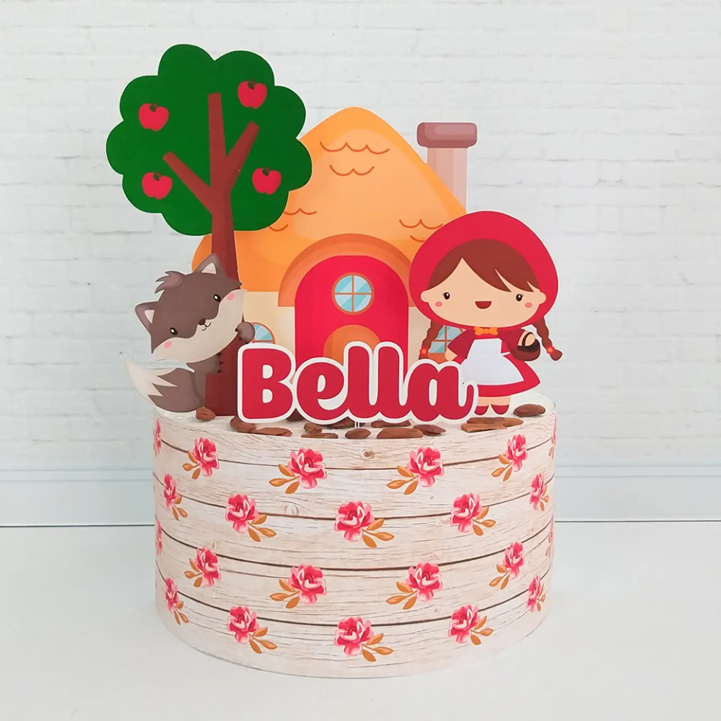 Arquivo de Corte Topo de Bolo Chapeuzinho Vermelho 2 1