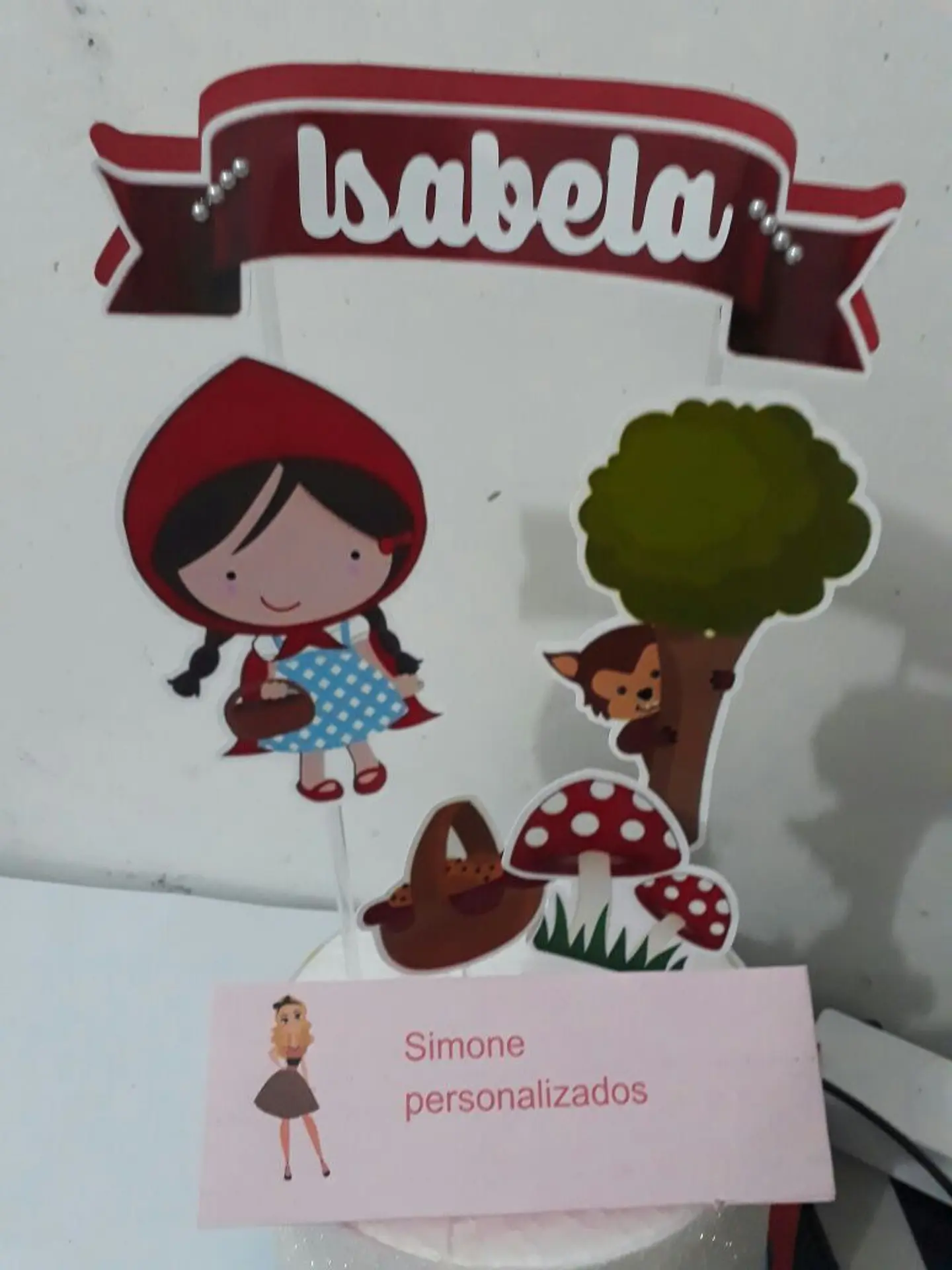 Arquivo de Corte Topo de Bolo Chapeuzinho Vermelho 4 1