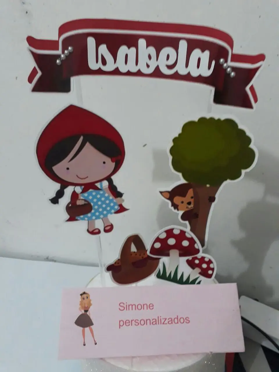 Arquivo de Corte Topo de Bolo Chapeuzinho Vermelho 4 1