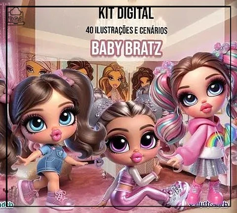 Kit Digital Baby Bratz 21