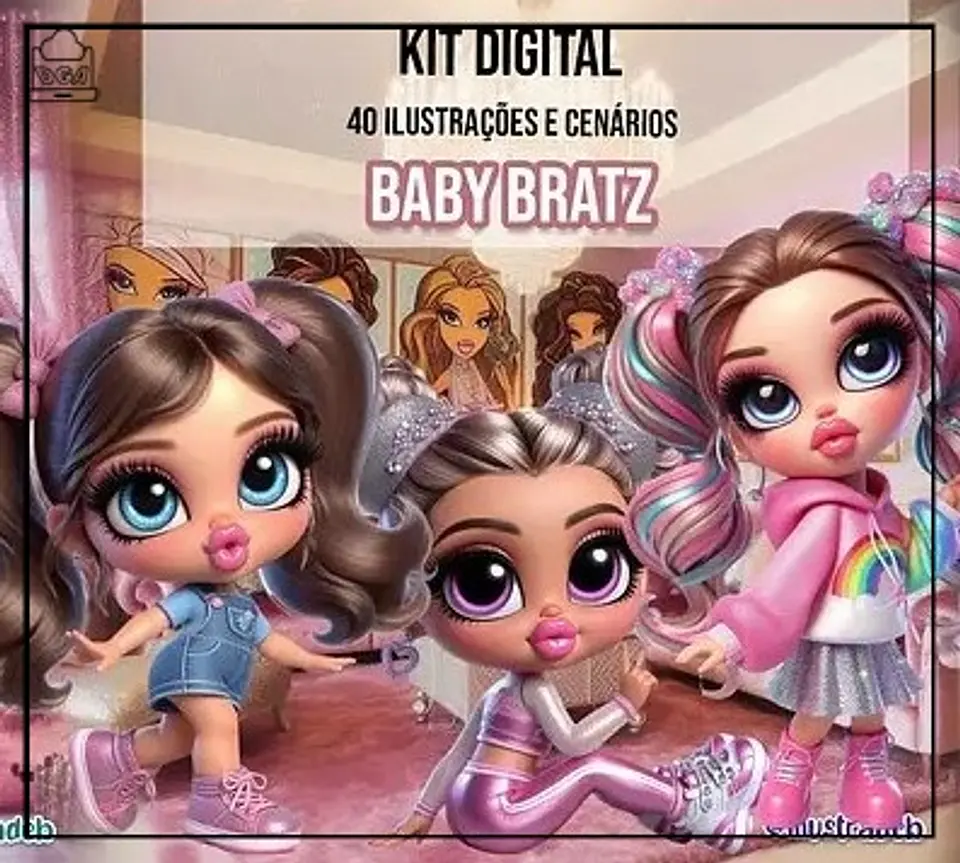 Kit Digital Baby Bratz 21 1