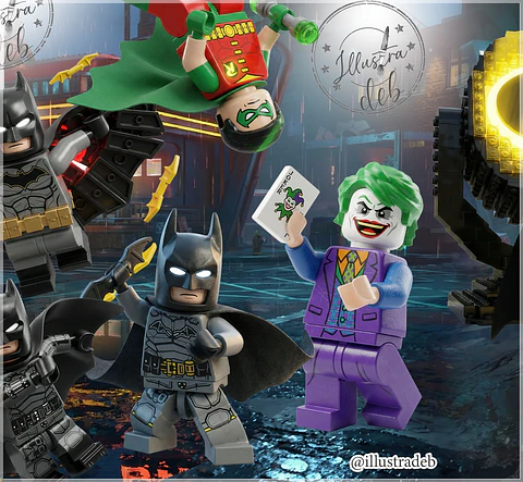 Kit Digital Batman Lego Legacy 27