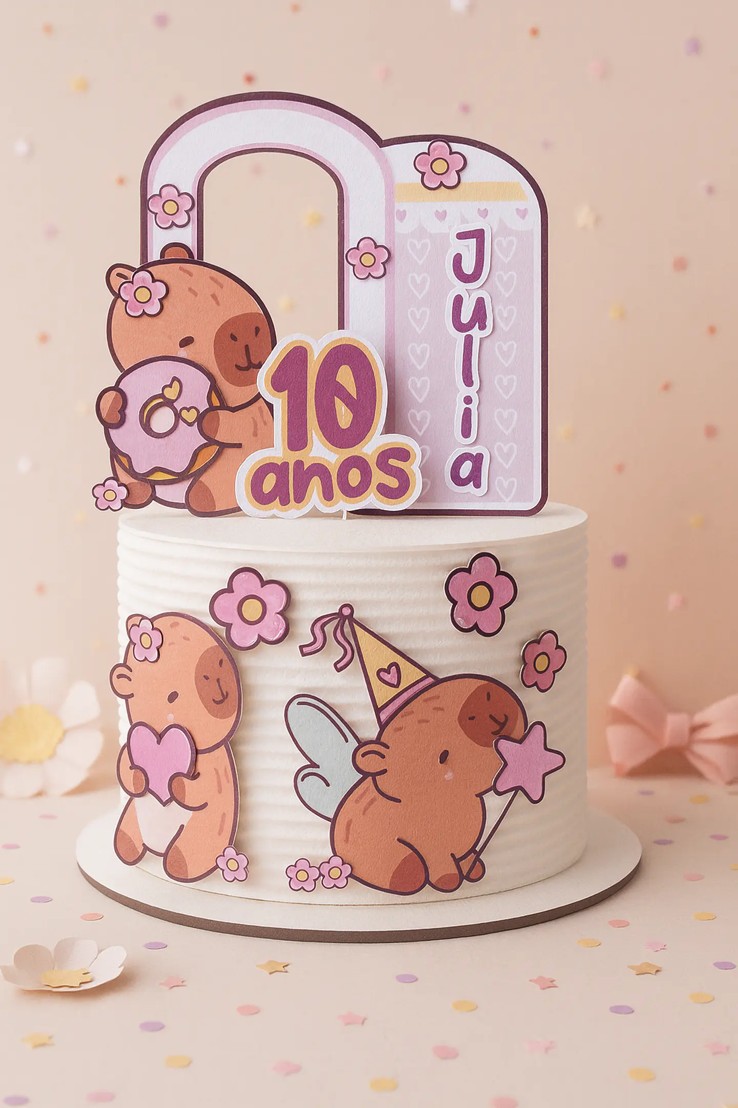 Arquivo de Corte Topo de Bolo Capivara 14 1