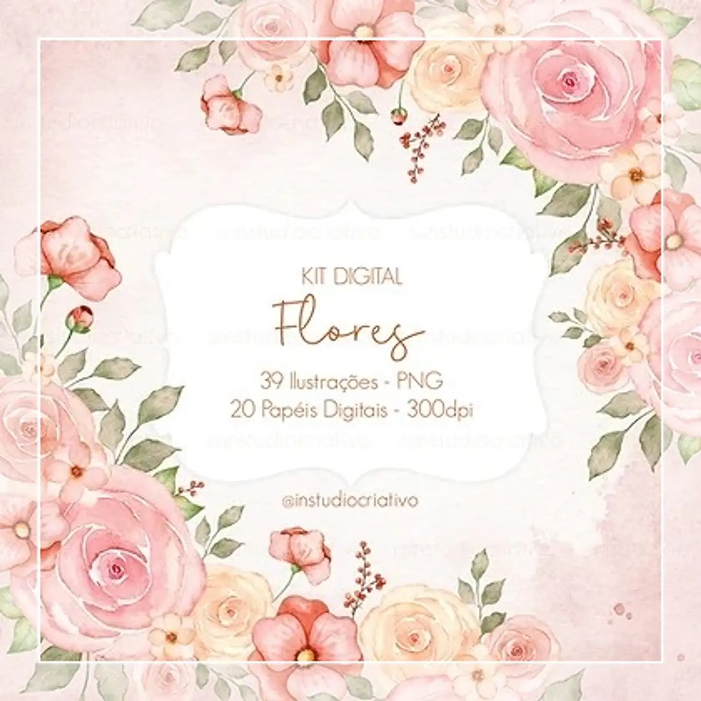 Kit Digital Flores 12 1