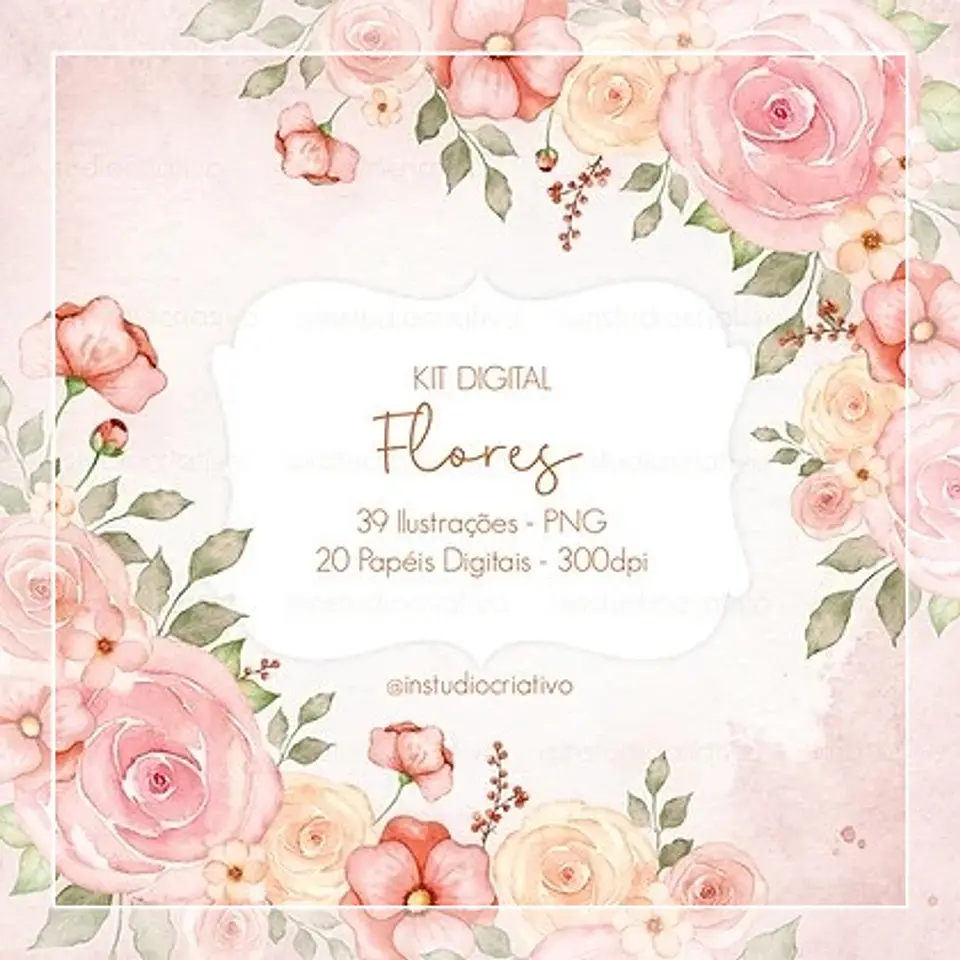 Kit Digital Flores 12 1