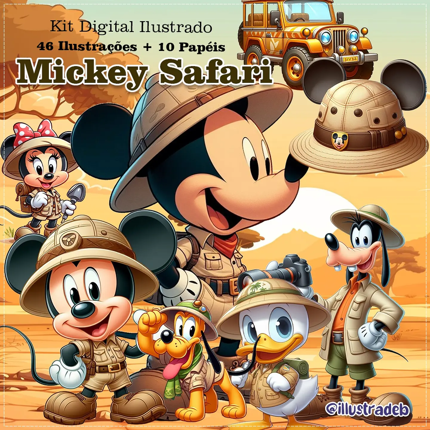 Kit Digital Mickey Safari 148 1