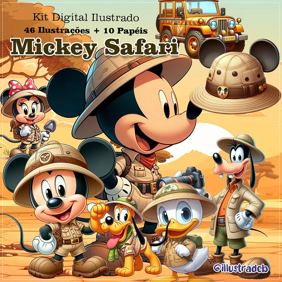 Kit Digital Mickey Safari 148 1