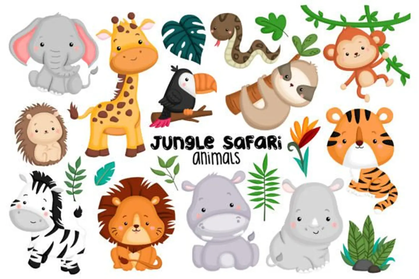 Kit Digital Safari Cute 3 1