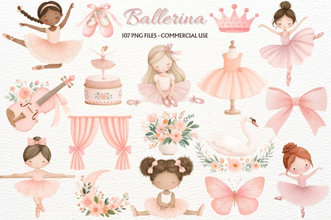 Kit Digital Bailarina 1