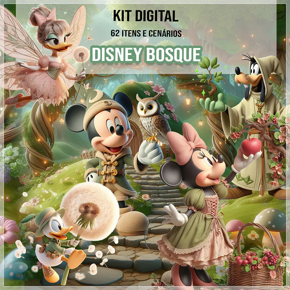 Kit Digital Disney Bosque 68 1