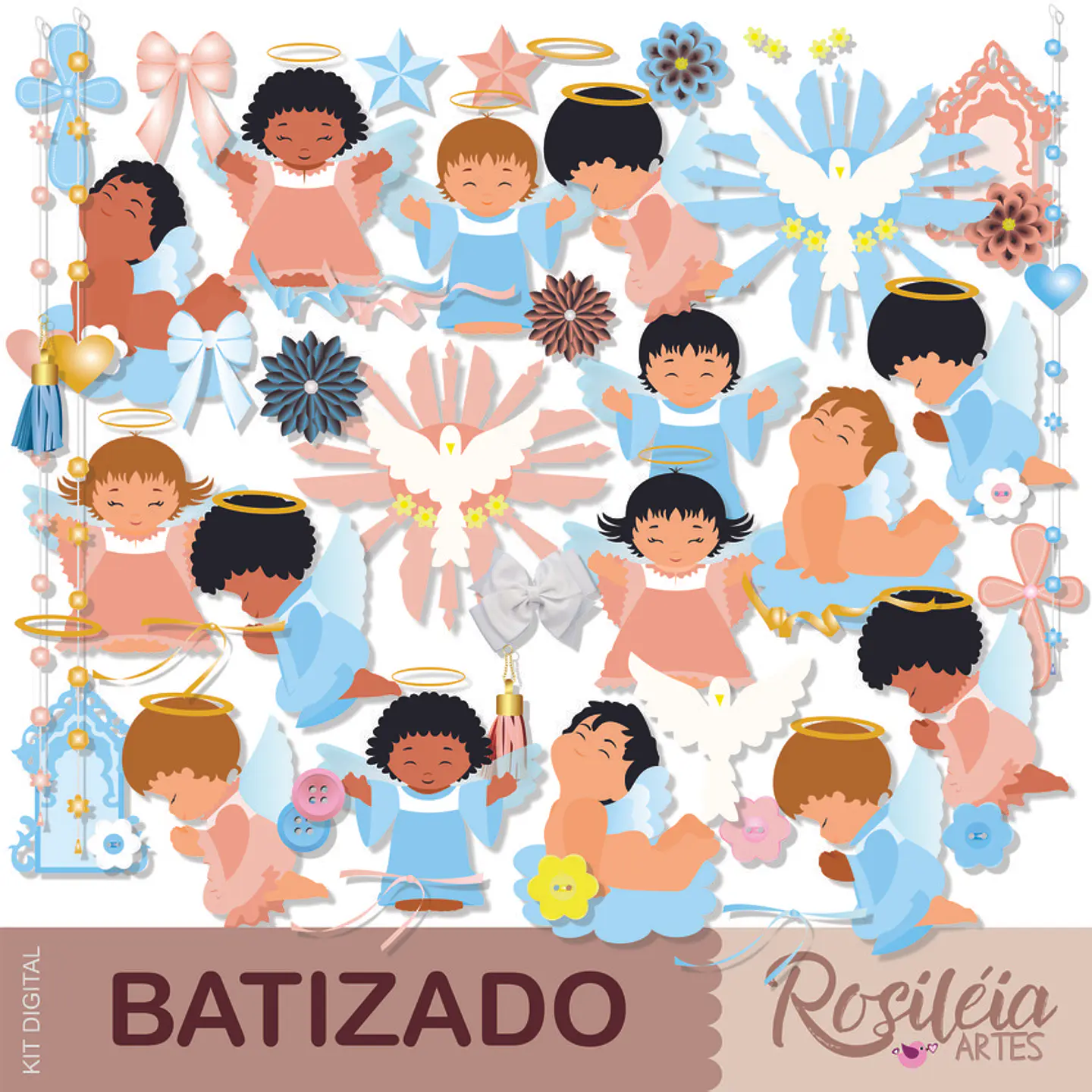Kit Digital Batizado 16 1