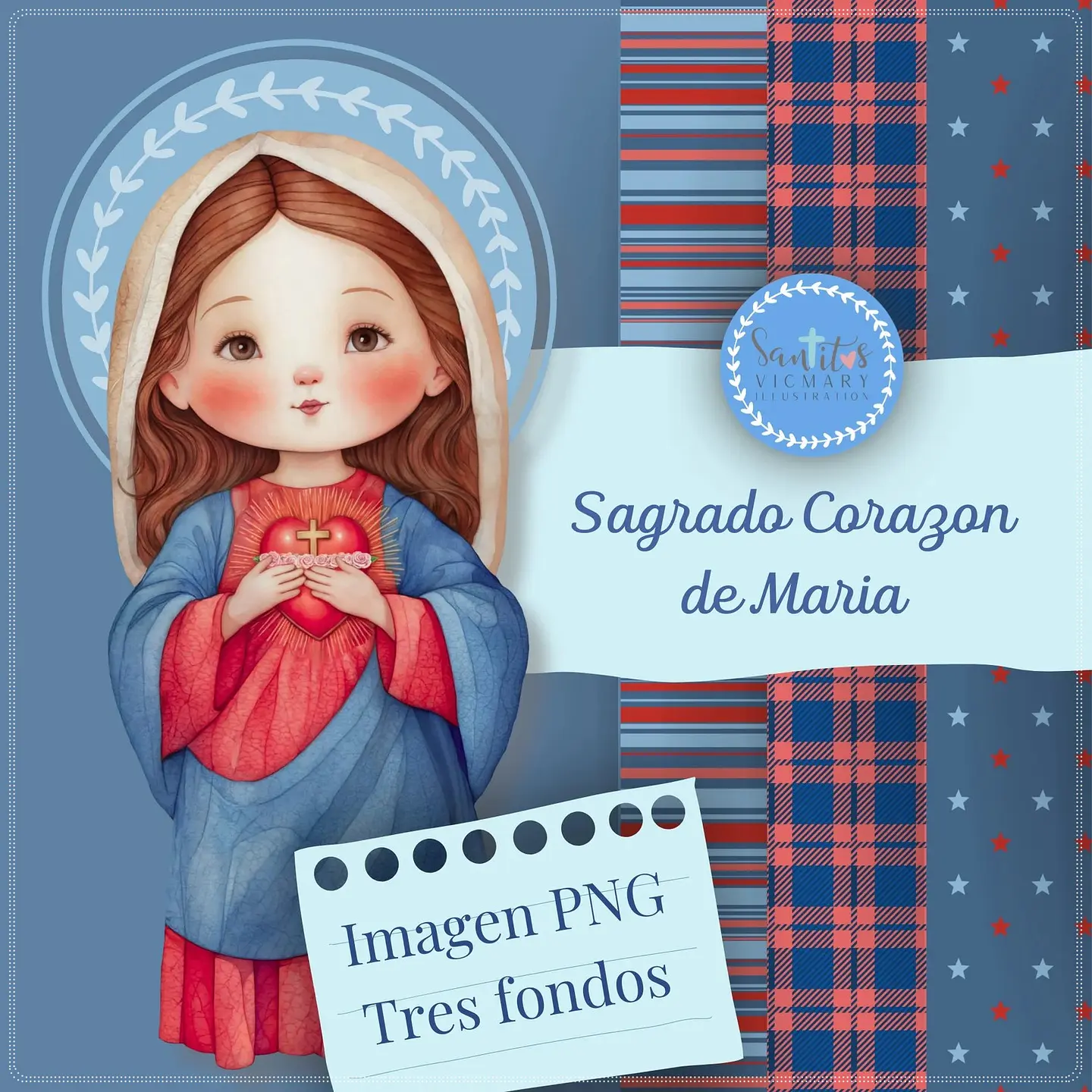 Kit Digital Sagrado Coração de Maria 7 1