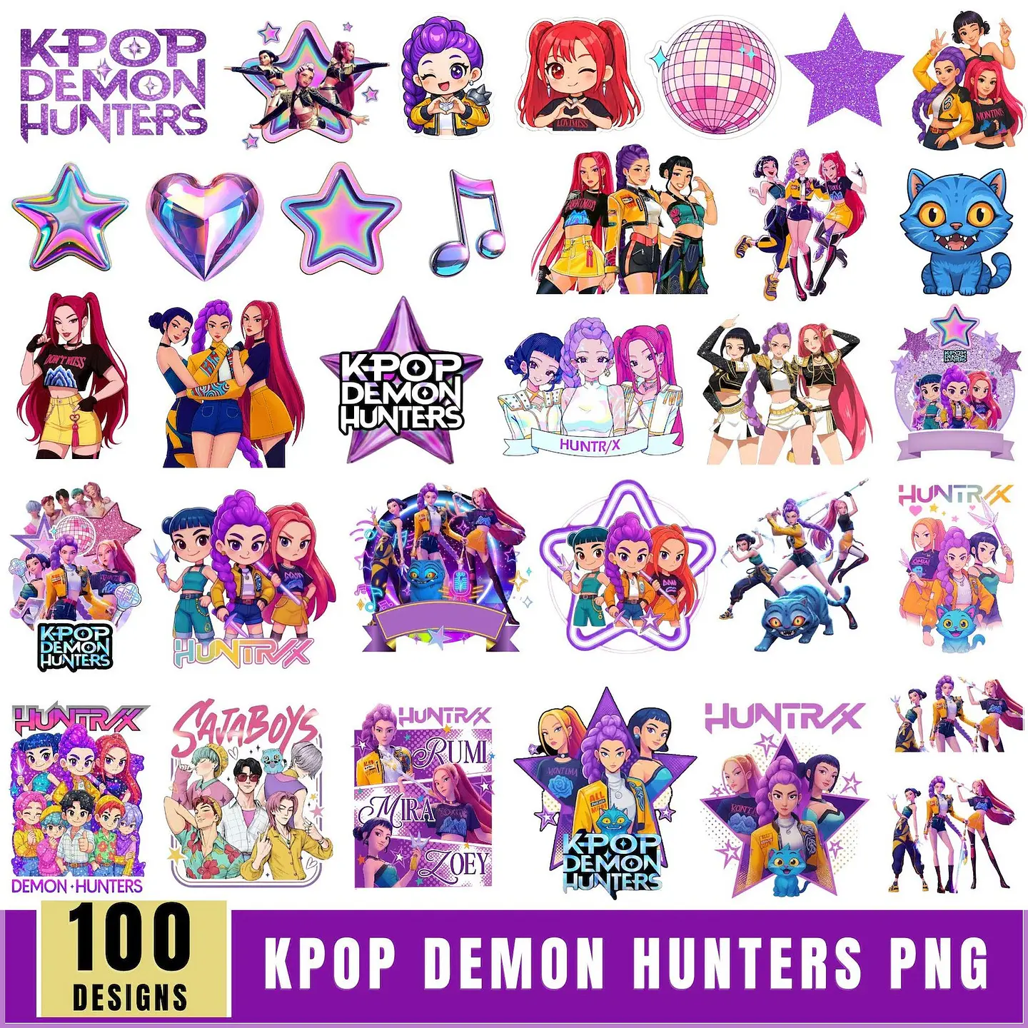 Kit Digital Huntrix K-Pop Demon Hunters 1
