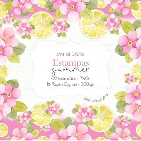 Kit Digital Estampas Summer Verão 4