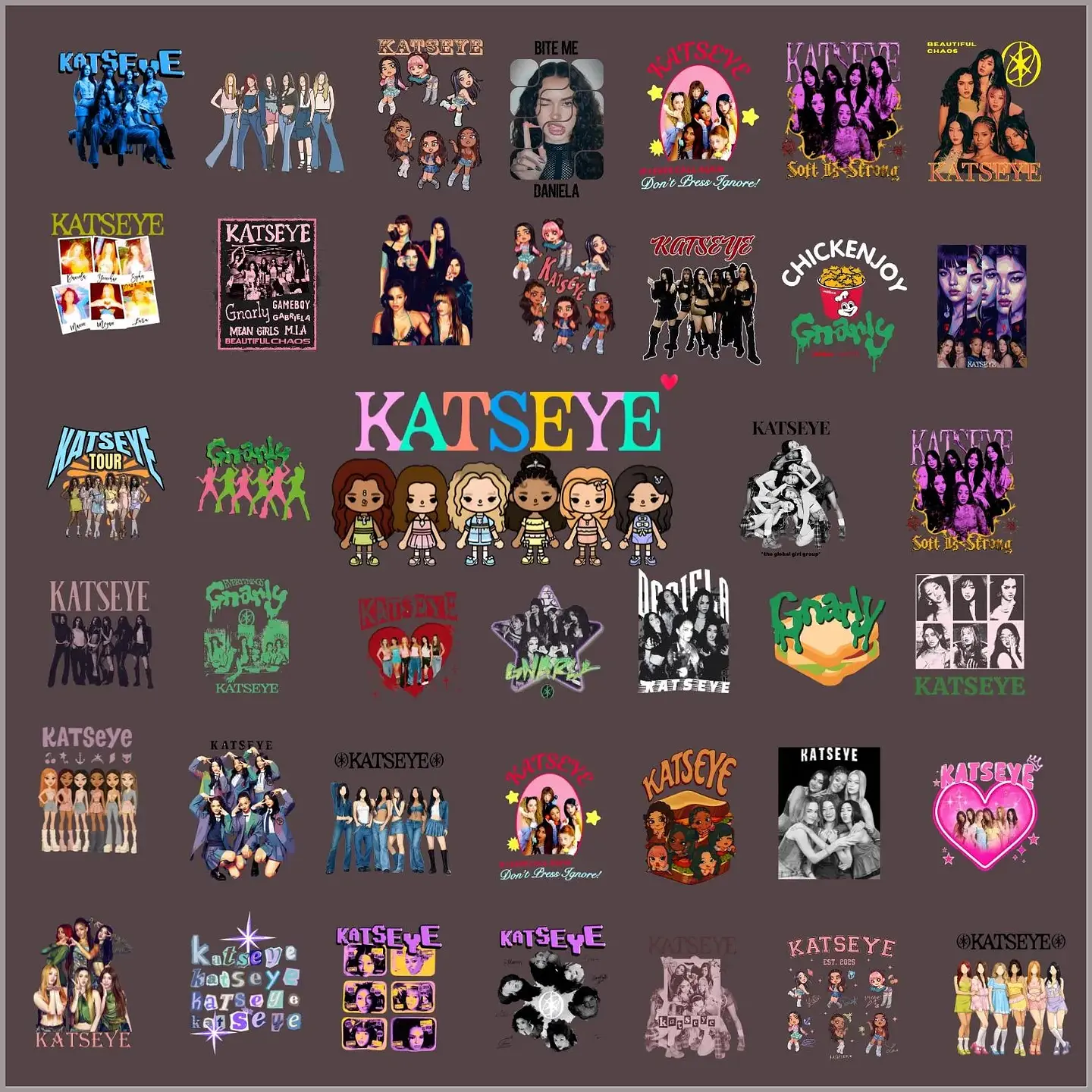 Kit Digital Beautiful Chaos do Katseye 2 1