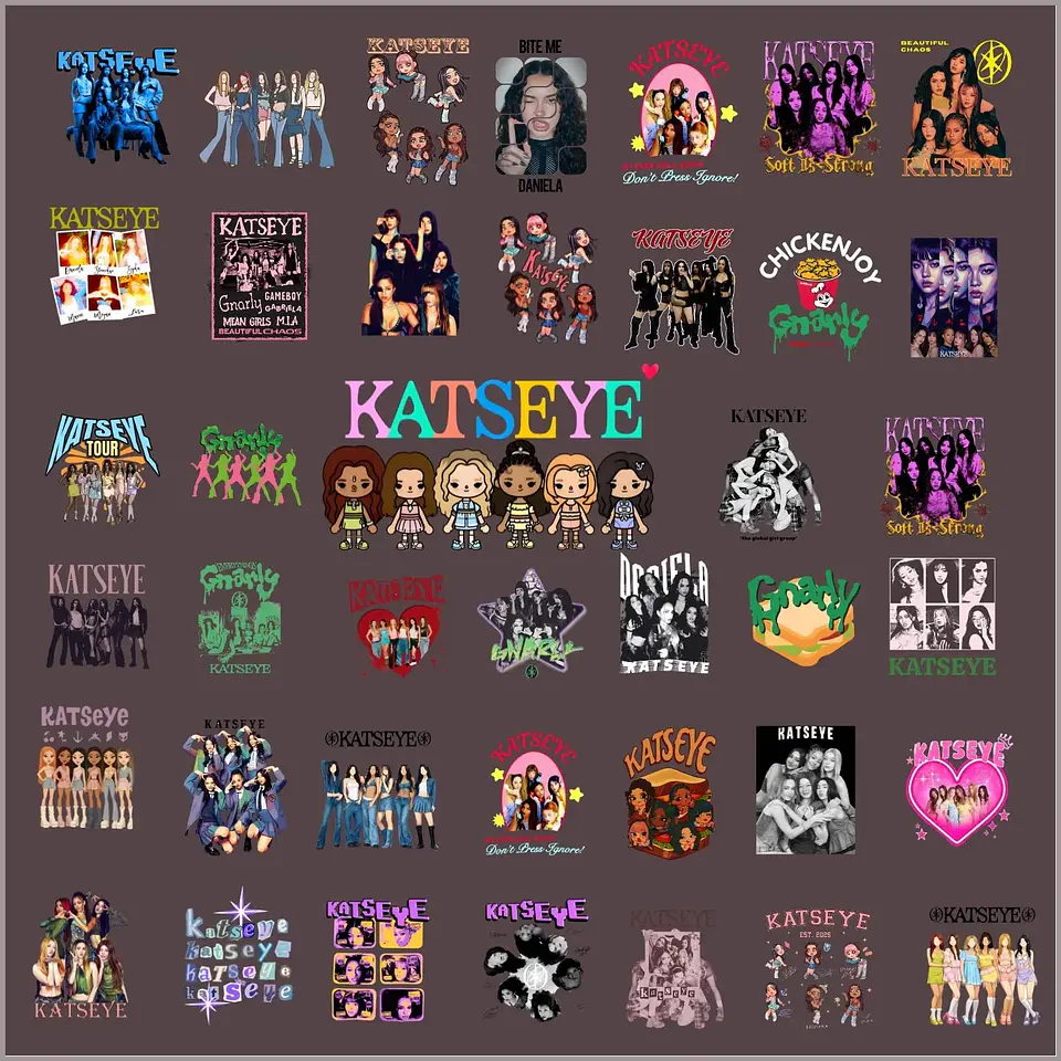 Kit Digital Beautiful Chaos do Katseye 2 1