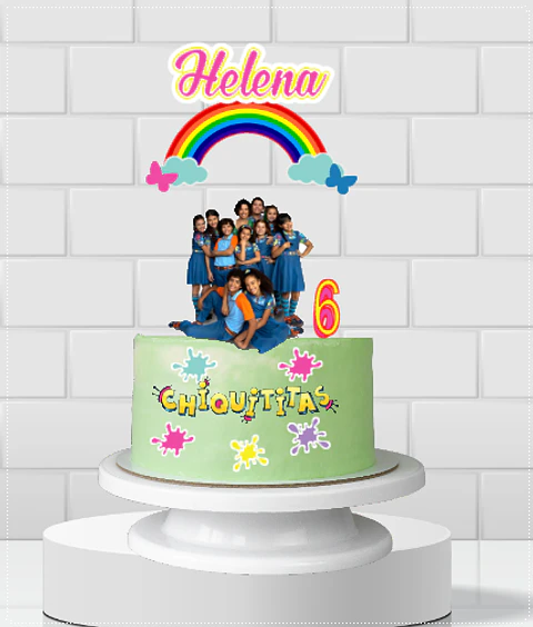 Arquivo de Corte Topo de Bolo Chiquititas 3
