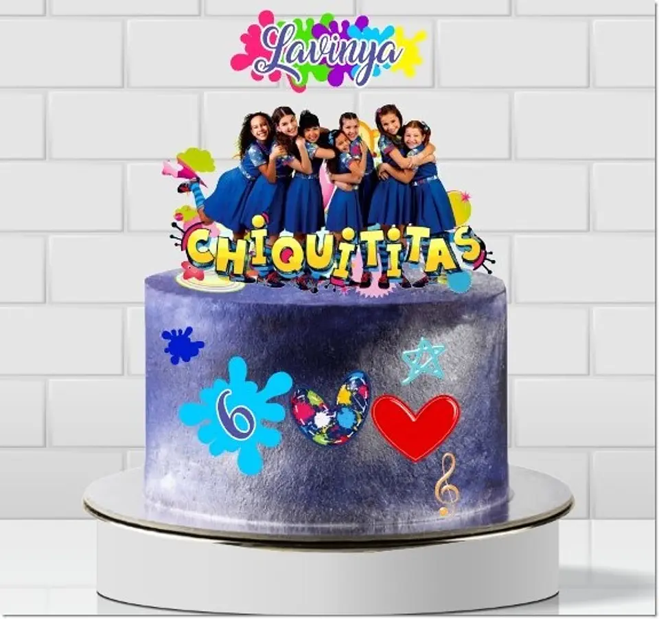 Arquivo de Corte Topo de Bolo Chiquititas 2 1