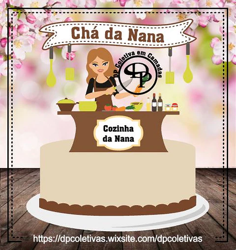 Arquivo de Corte Topo de Bolo Chefe de Cozinha 5