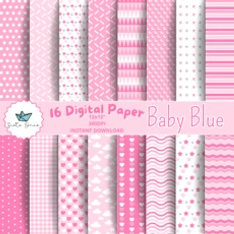 Kit Digital Papeis Rosa 6