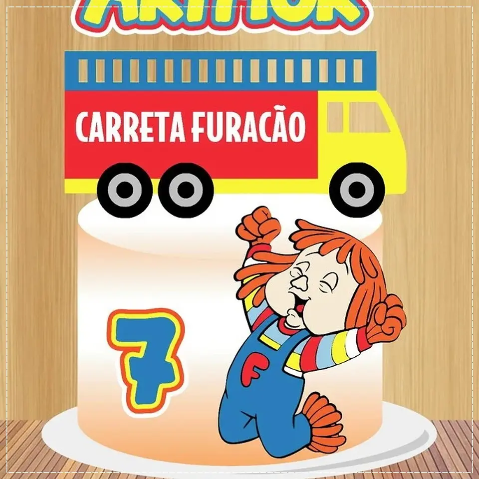 Arquivo de Corte Topo de Bolo Carreta Furacão 2 1