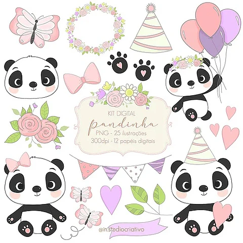 Kit Digital Pandinha 15
