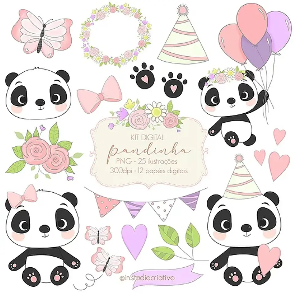 Kit Digital Pandinha 15 1