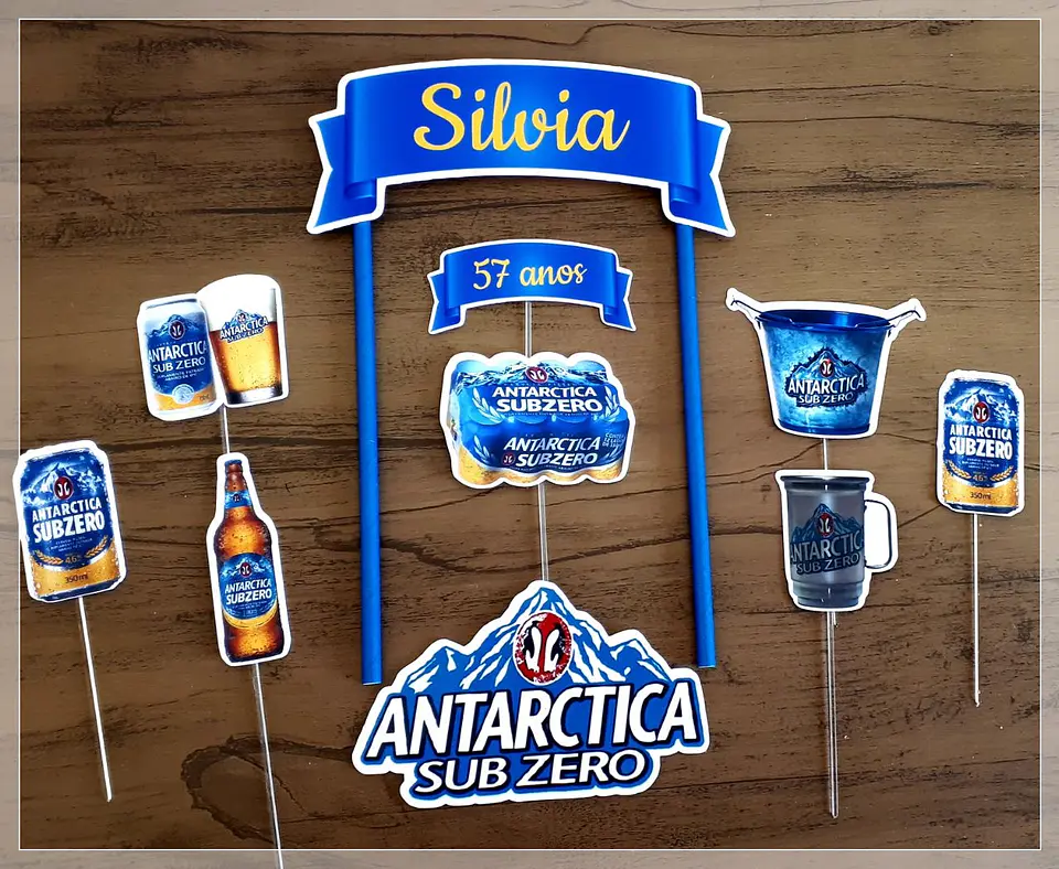Arquivo de Corte Topo de Bolo Cervejas 21 1