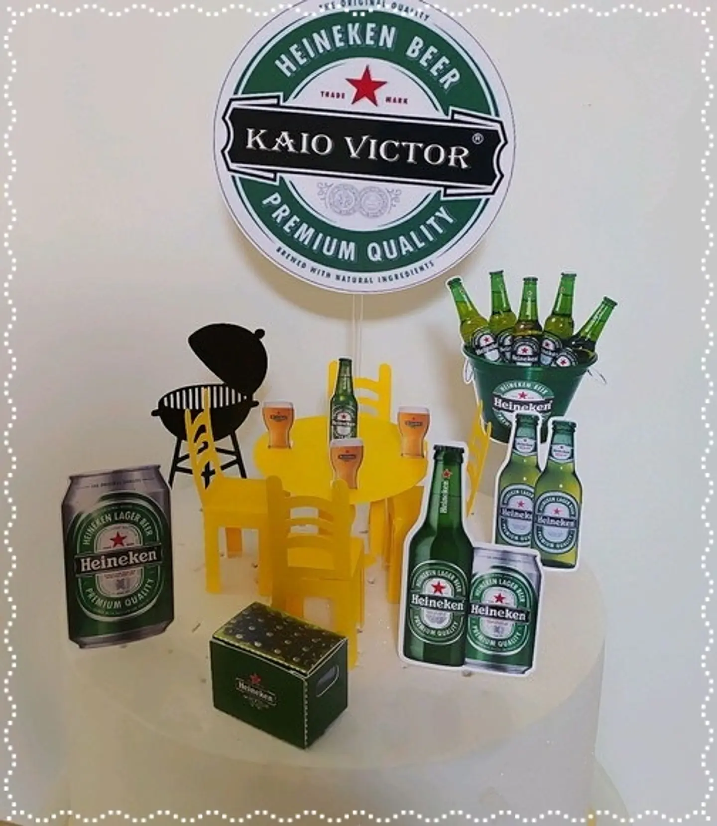 Arquivo de Corte Topo de Bolo Cervejas 7 1