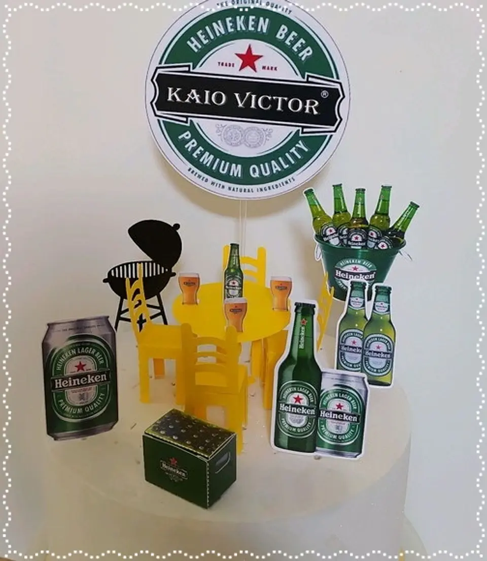 Arquivo de Corte Topo de Bolo Cervejas 7 1