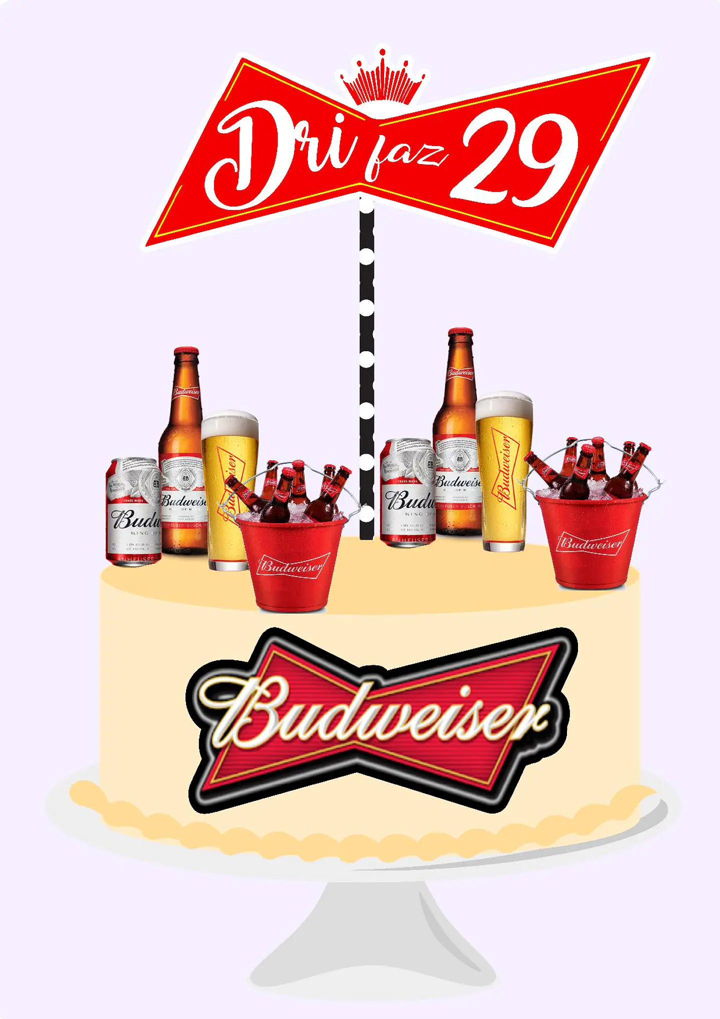 Arquivo de Corte Topo de Bolo Cervejas 2 1