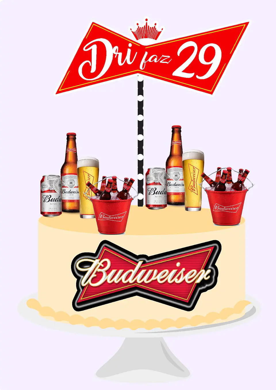 Arquivo de Corte Topo de Bolo Cervejas 2 1