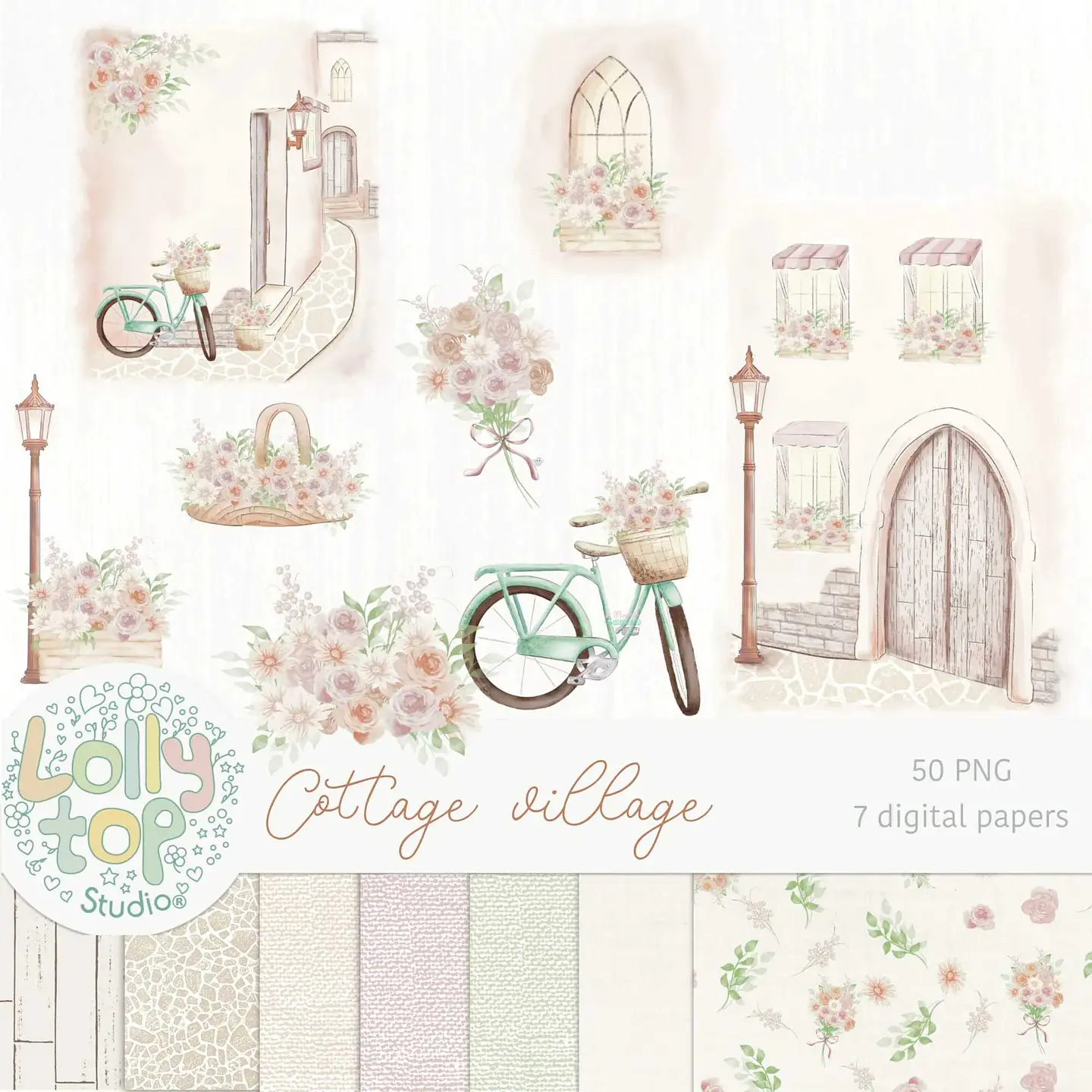 Kit Digital Floral 12 1