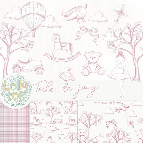 Kit Digital Brinquedos – Rosa 10