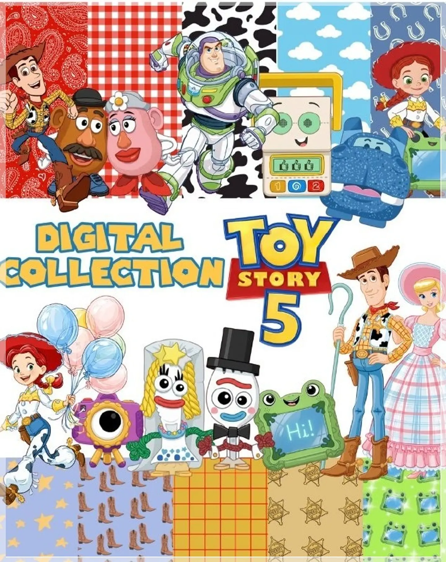 Kit Digital Toy Story 5 2 1