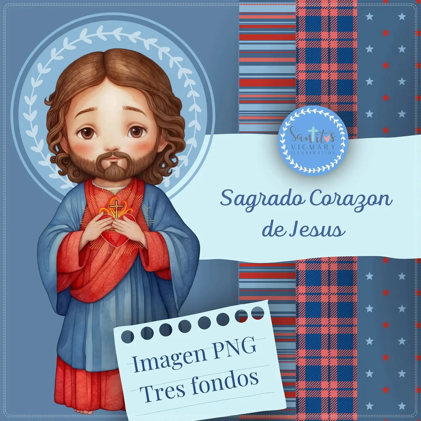 Kit Digital Sagrado Coração de Jesus 6 1
