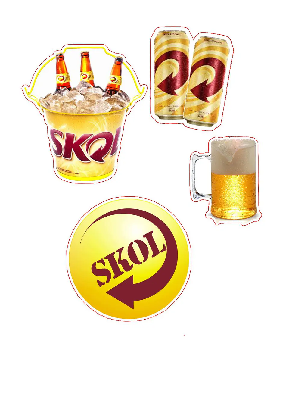 Arquivo de Corte Topo de Bolo Cervejas 23 1