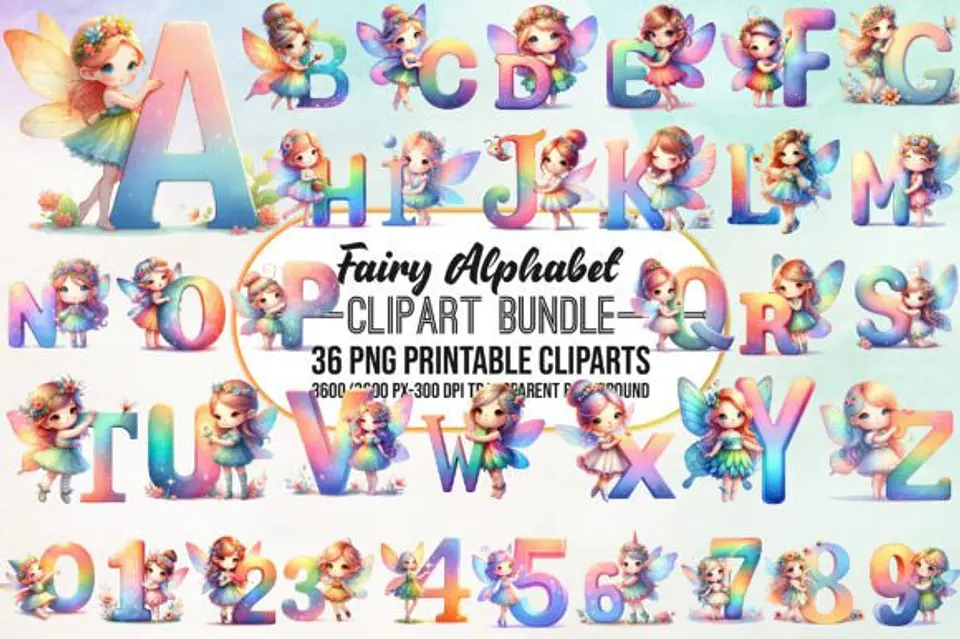 Kit Digital Alfabeto Fada 6 1