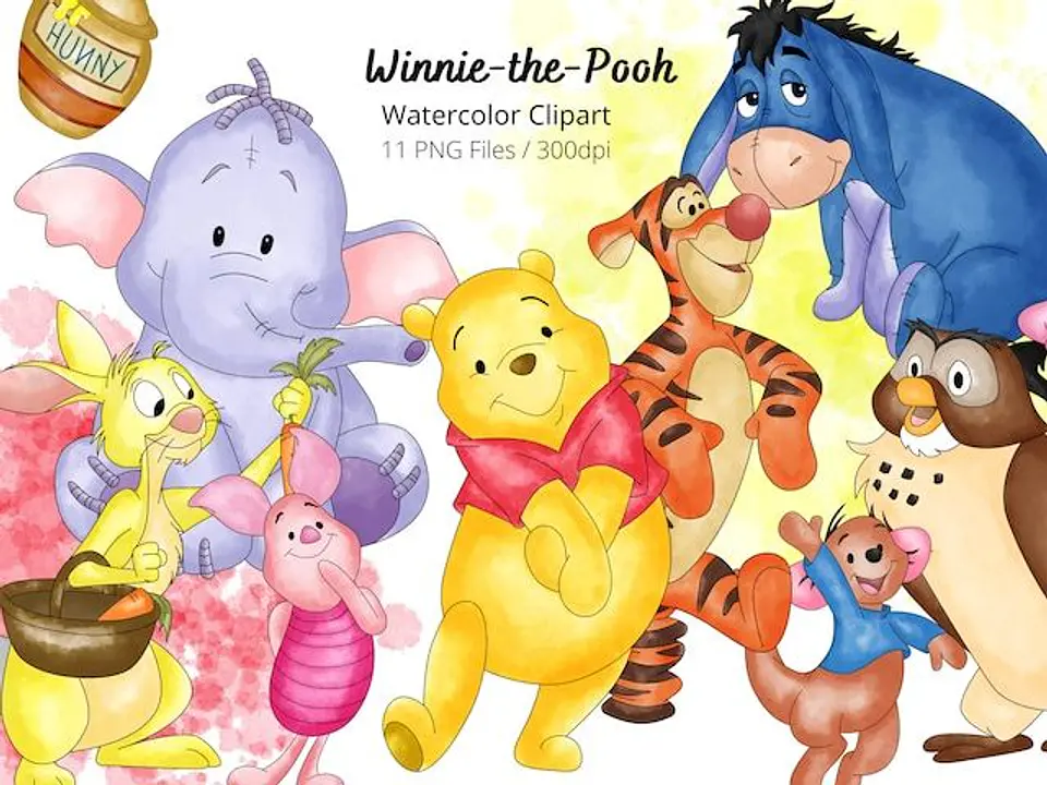 Kit Digital Ursinho Pooh 26 1