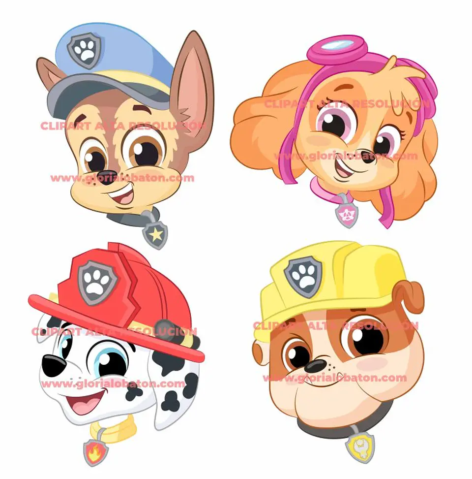 Kit Digital Clipart Patrulha Canina 1 1