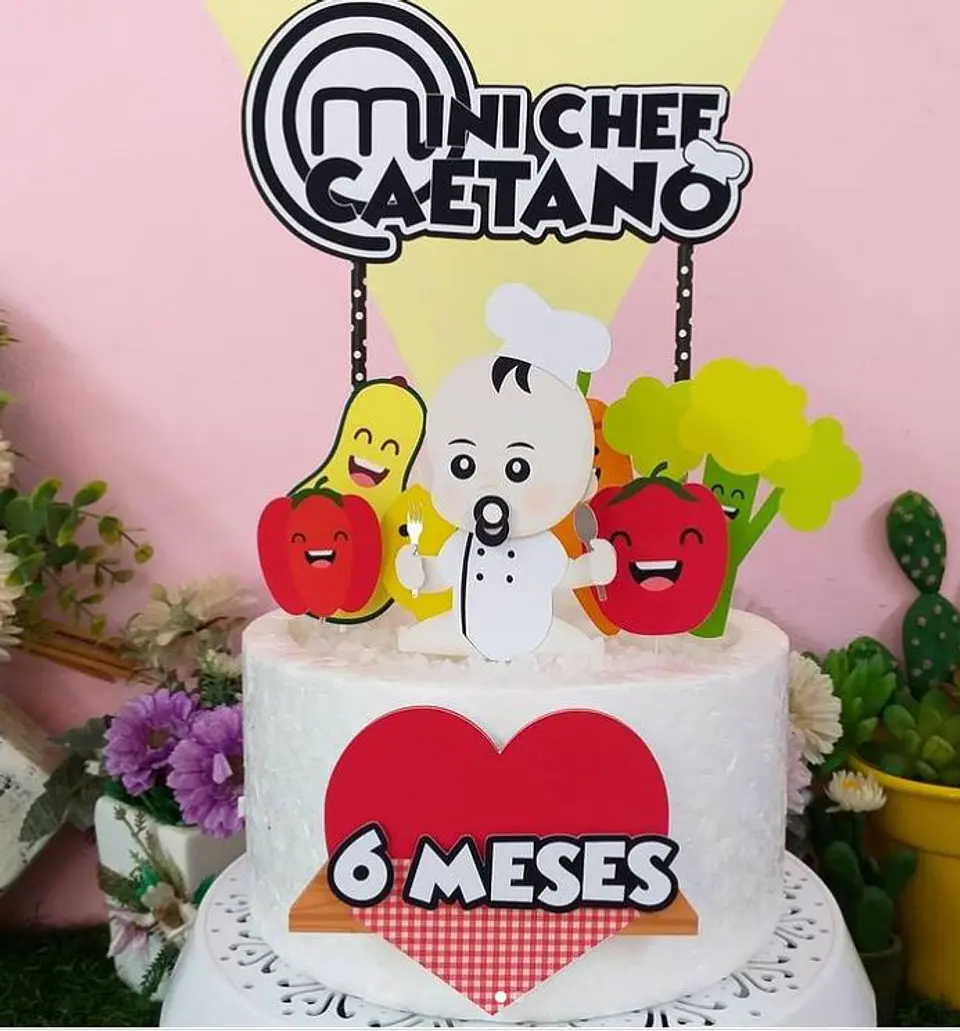 Arquivo de Corte Topo de Bolo Masterchef Baby Bebê Menino 15 1