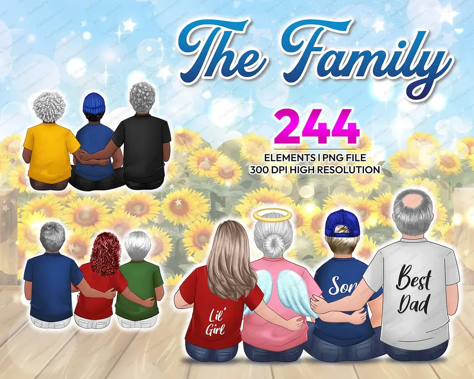 Kit Digital Clipart Familia (2) 40 1