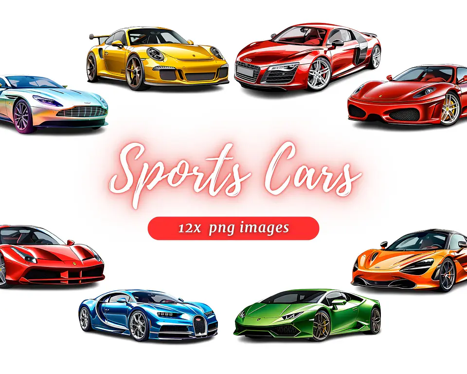 Kit Digital Carros Esportivos Dvx Art 27 1