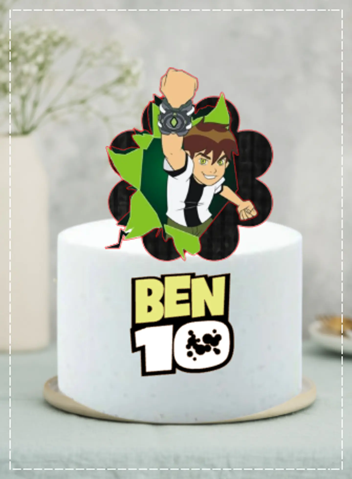 Arquivo de Corte Topo de Bolo Ben 10 6 1