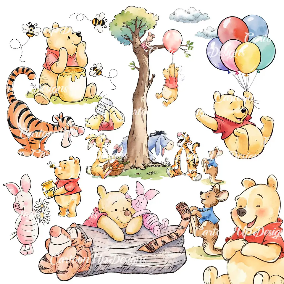 Kit Digital Ursinho Pooh 1 1