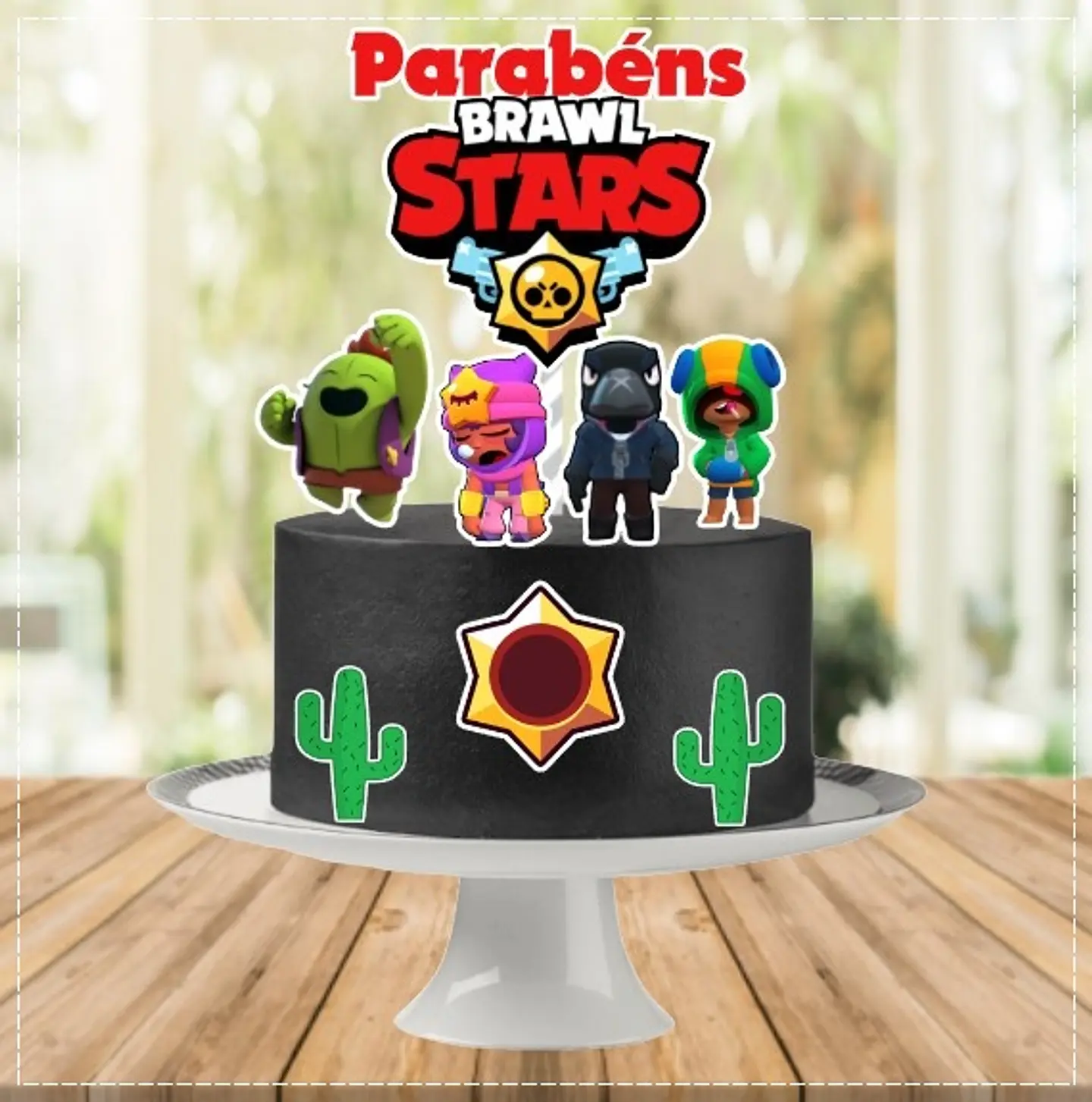 Arquivo de Corte Topo de Bolo Brawl Stars 2 1