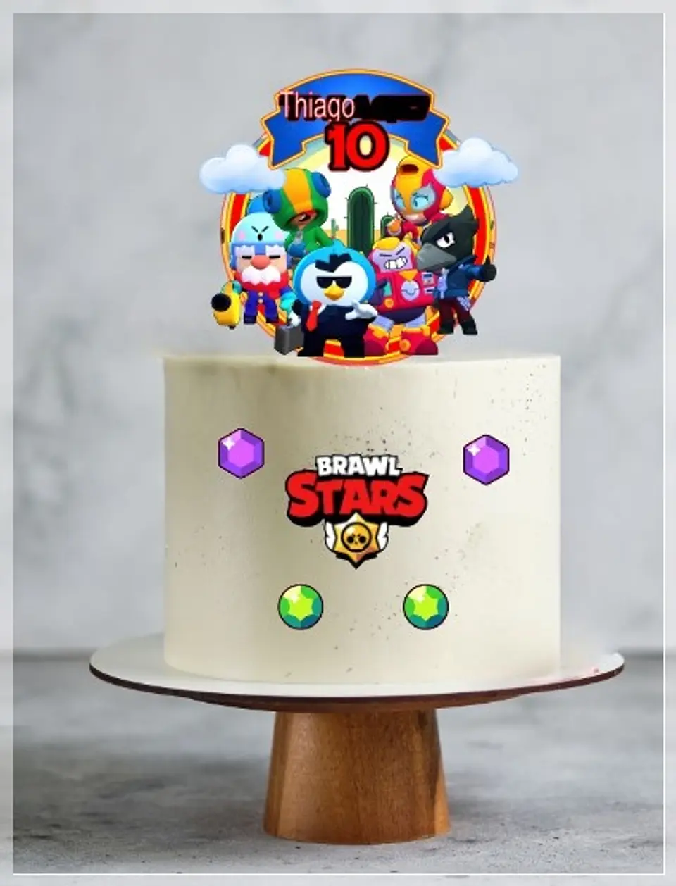 Arquivo de Corte Topo de Bolo Brawl Stars 1 1
