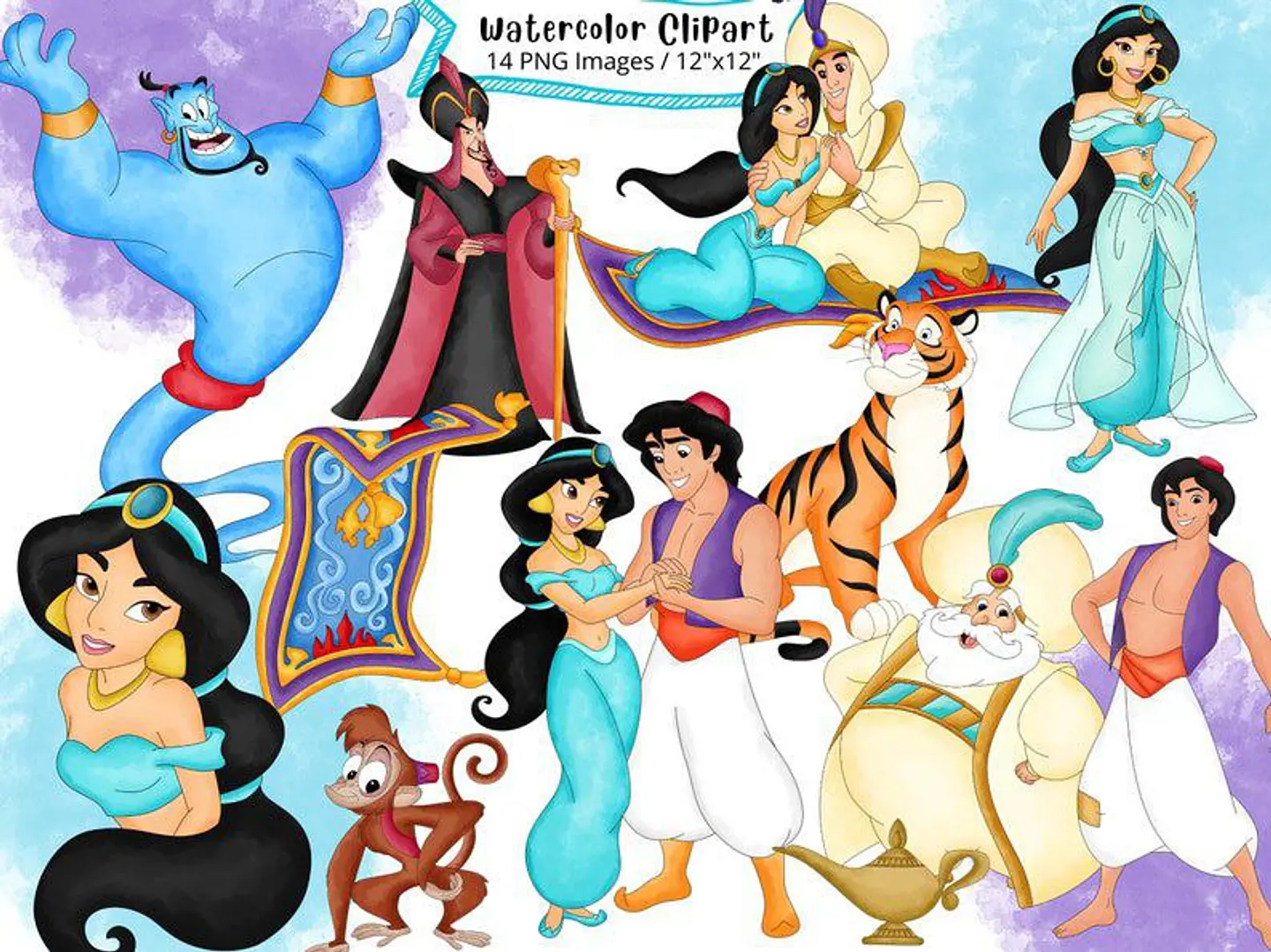 Kit Digital Aladdin e Jasmine 2 1