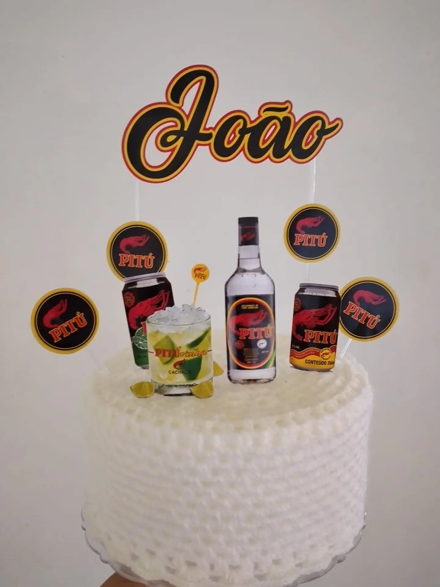 Arquivo de Corte Topo de Bolo Bebidas Cachaça Pitu 1 1